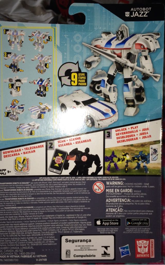 Autobot Jazz - Hasbro (Transformers: Robots In Disguise) action figure collectible [Barcode 630509314188] - Main Image 2