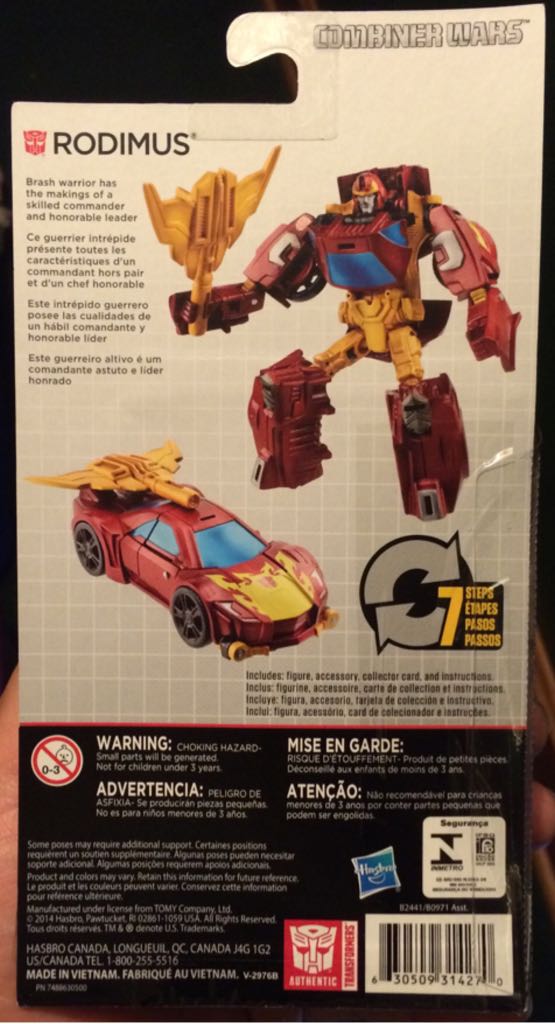 Transformers Combiner Wars: Rodimus - Hasbro (Transformers Combiner Wars) action figure collectible [Barcode 630509314270] - Main Image 2