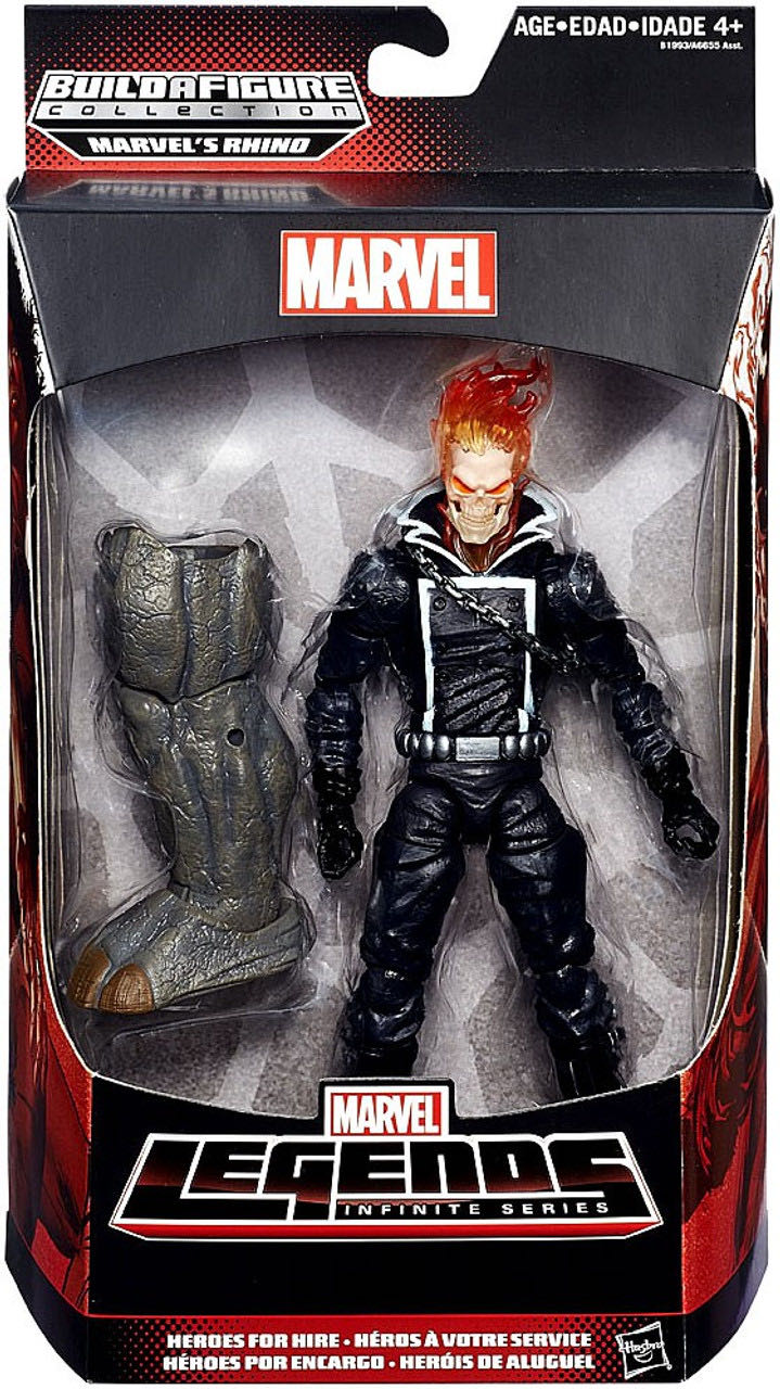 Ghost Rider (Rhino) - Hasbro (Marvel Legends (BAF - Rhino)) action figure collectible [Barcode 630509318247] - Main Image 4