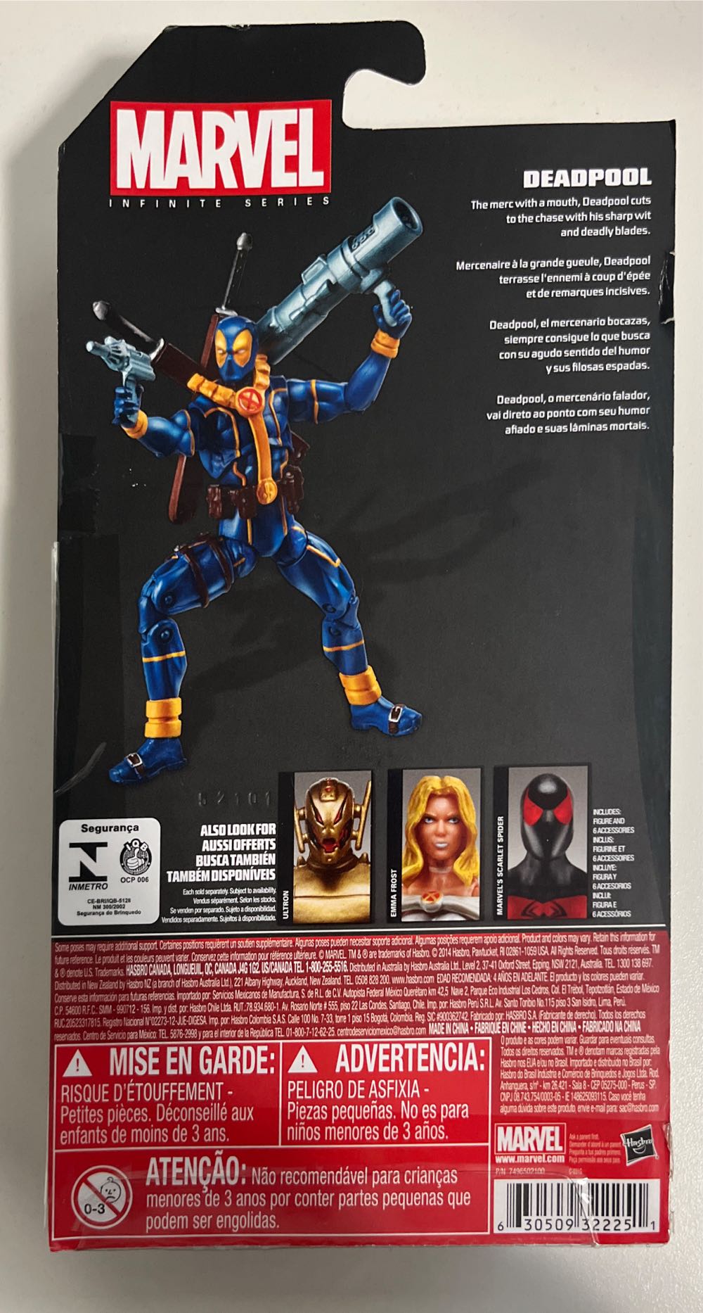 Deadpool - Marvel Infinite Series Deadpool 3.75 - Hasbro (Marvel Infinite Series) action figure collectible [Barcode 630509322251] - Main Image 2