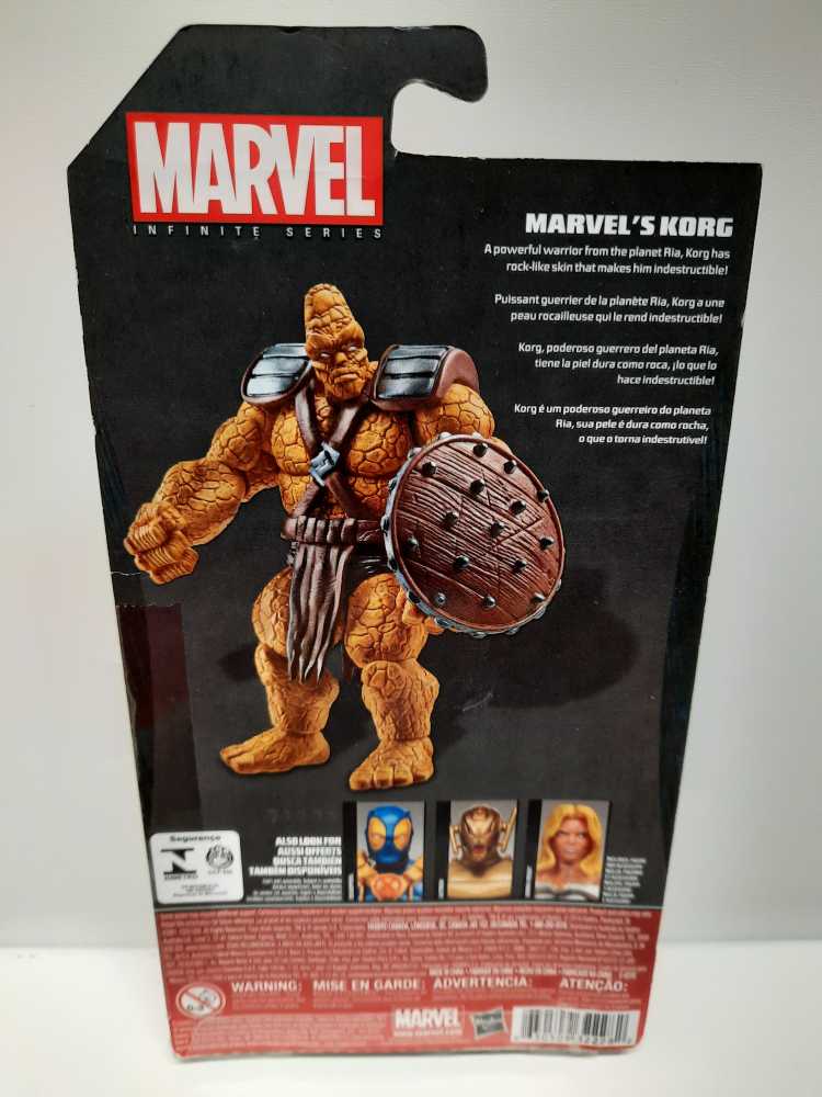 Korg - Hasbro (Marvel Infinite Series) action figure collectible [Barcode 630509322282] - Main Image 2