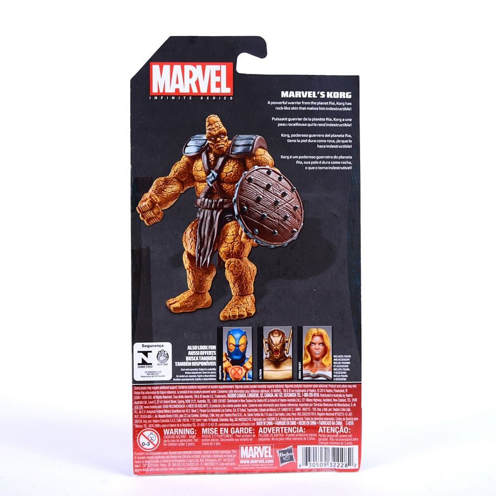 Korg - Hasbro (Marvel Infinite Series) action figure collectible [Barcode 630509322282] - Main Image 4
