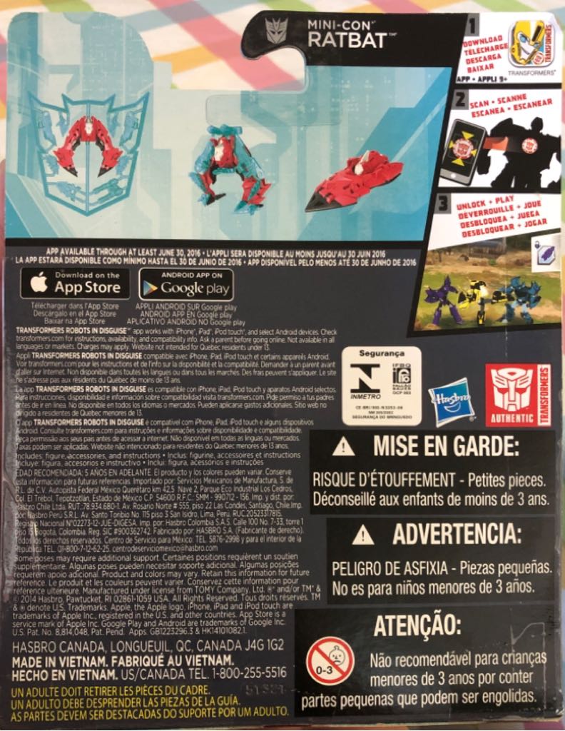 Transformers Robots In Disguise: Ratbat  (RID) action figure collectible [Barcode 630509324538] - Main Image 2