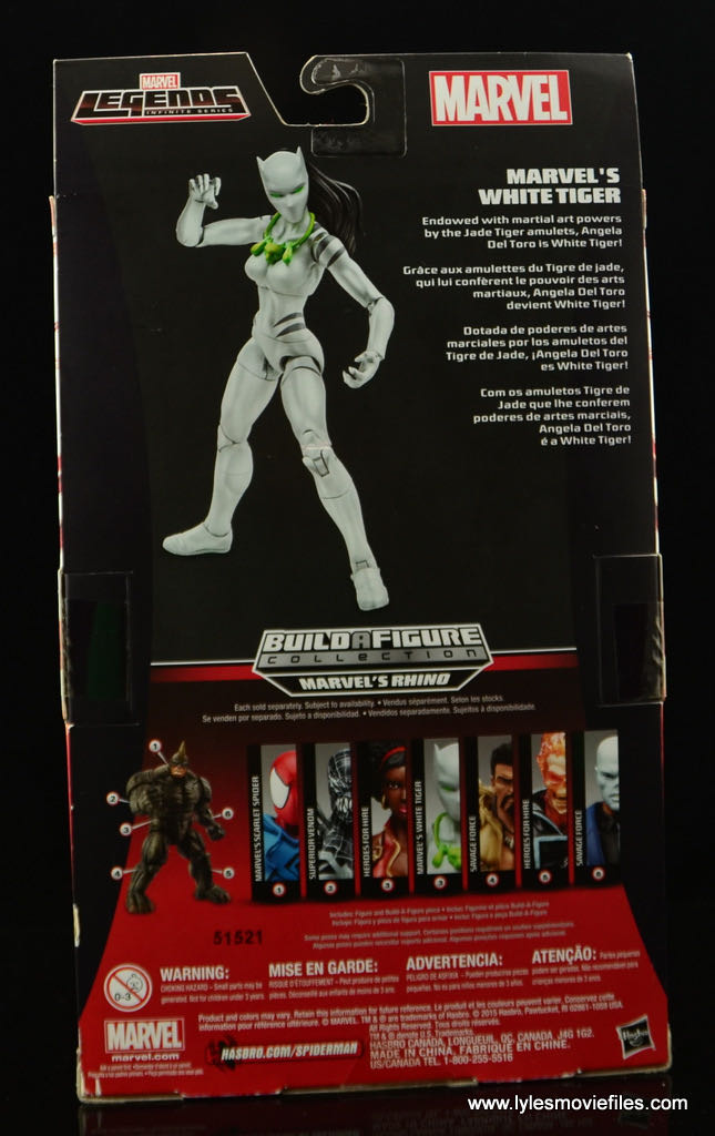 White Tiger - Hasbro (Marvel Legends Rhino Baf Series) action figure collectible [Barcode 630509329175] - Main Image 3