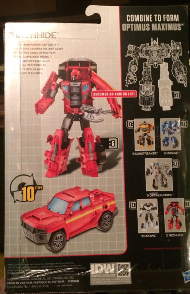 Transformers Combiner Wars Ironhide - Hasbro (Transformers: Combiner Wars) action figure collectible [Barcode 630509332090] - Main Image 2