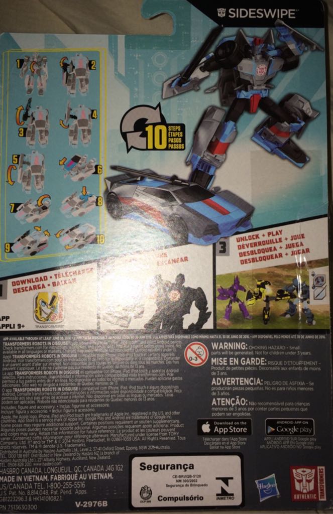 Transformers Robots In Disguise: Sideswipe - Hasbro (Deluxe Class) action figure collectible [Barcode 630509335329] - Main Image 2