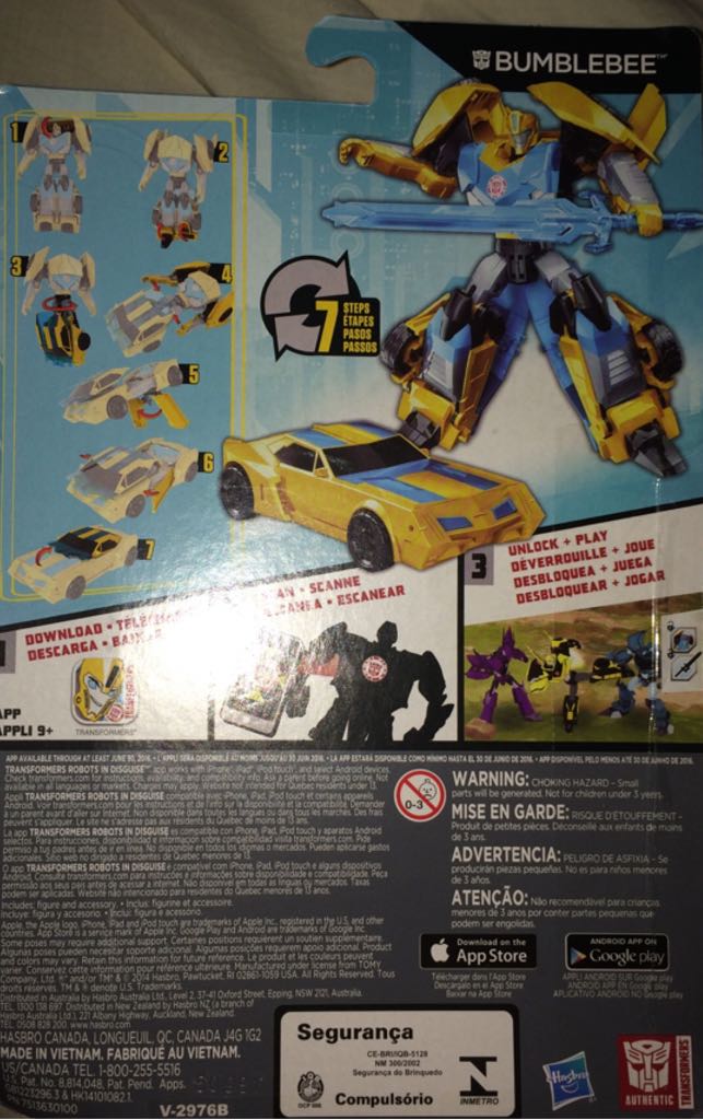 Transformers Robots In Disguise: Bumblebee - Hasbro (Deluxe Class) action figure collectible [Barcode 630509335343] - Main Image 2