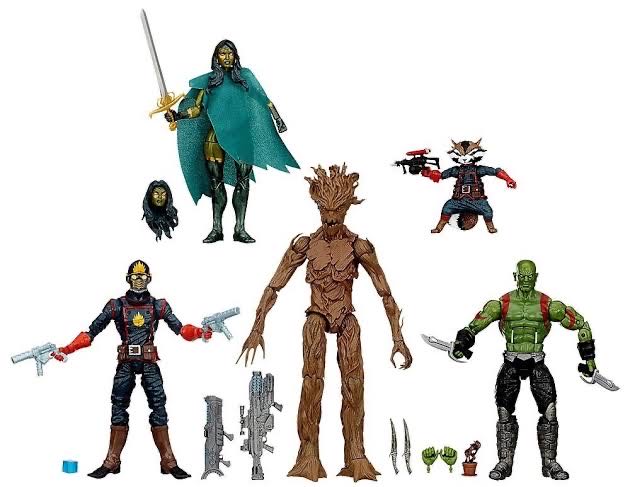Guardians of the Galaxy 5 Pack - Hasbro (Marvel Legends) action figure collectible [Barcode 630509337354] - Main Image 4