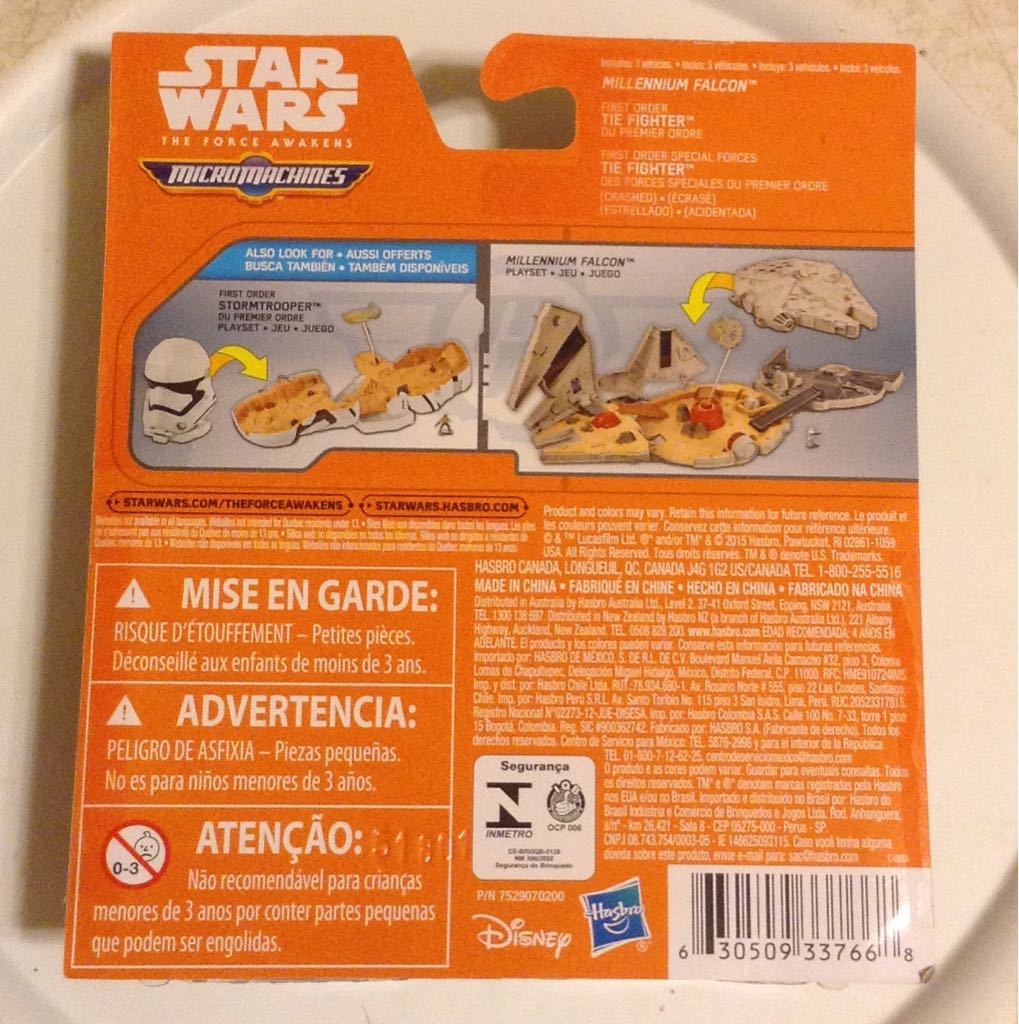 First Order Tie Fighter Attack - Hasbro (Micromachines: Star Wars) action figure collectible [Barcode 630509337668] - Main Image 2