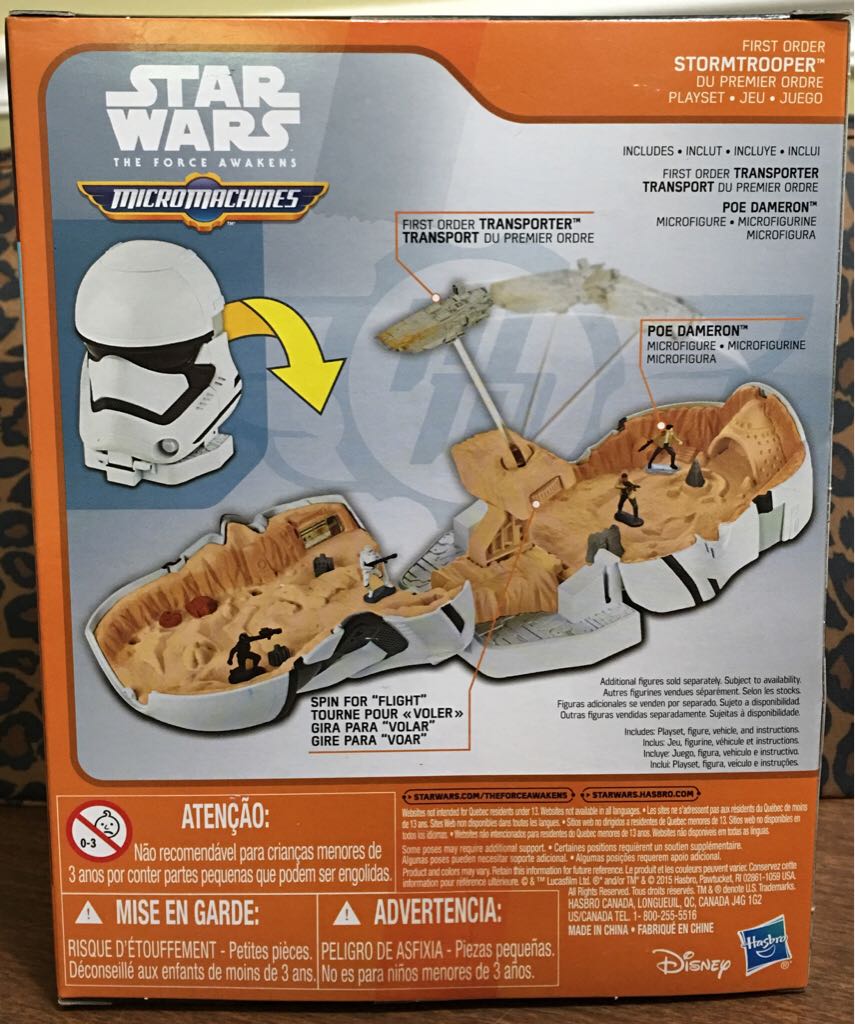 SW First Order Stormtrooper Play Set - Hasbro (Star Wars: The Force Awakens) action figure collectible [Barcode 630509338320] - Main Image 2