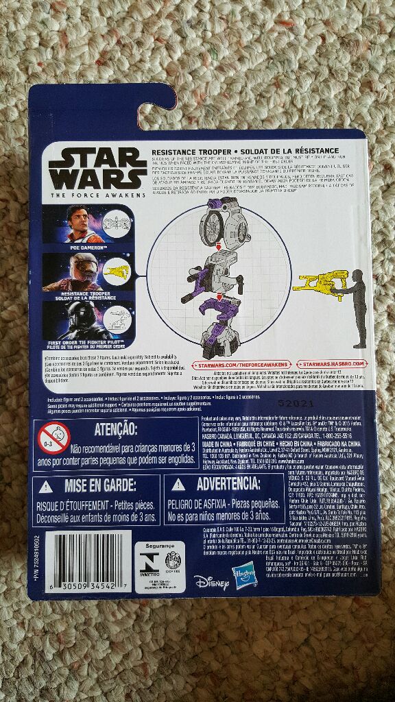Resistance Trooper - Disney / Hasbro (The Force Awakens) action figure collectible [Barcode 630509345427] - Main Image 2