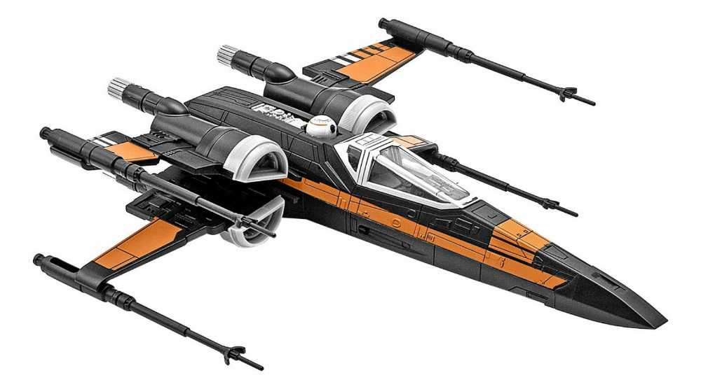 POE’S X-WING FIGHTER - Disney / Hasbro (Star Wars: The Force Awakens) action figure collectible [Barcode 630509346776] - Main Image 3