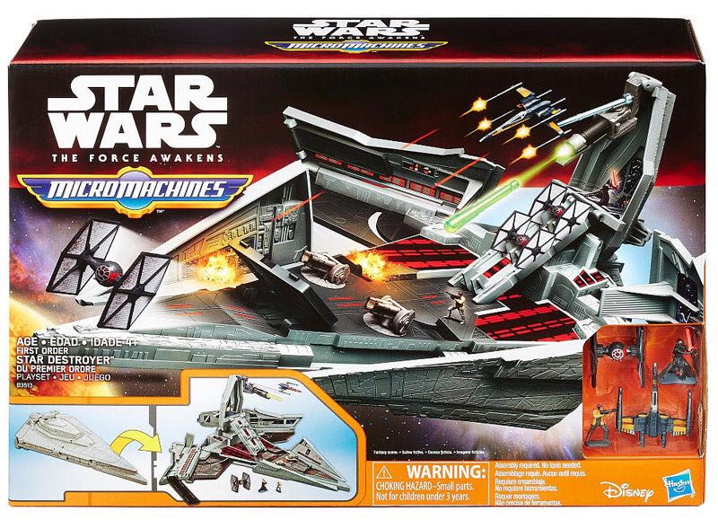 First Order Star Destroyer - Hasbro (Star Wars: Micro Machines) action figure collectible [Barcode 630509346899] - Main Image 1