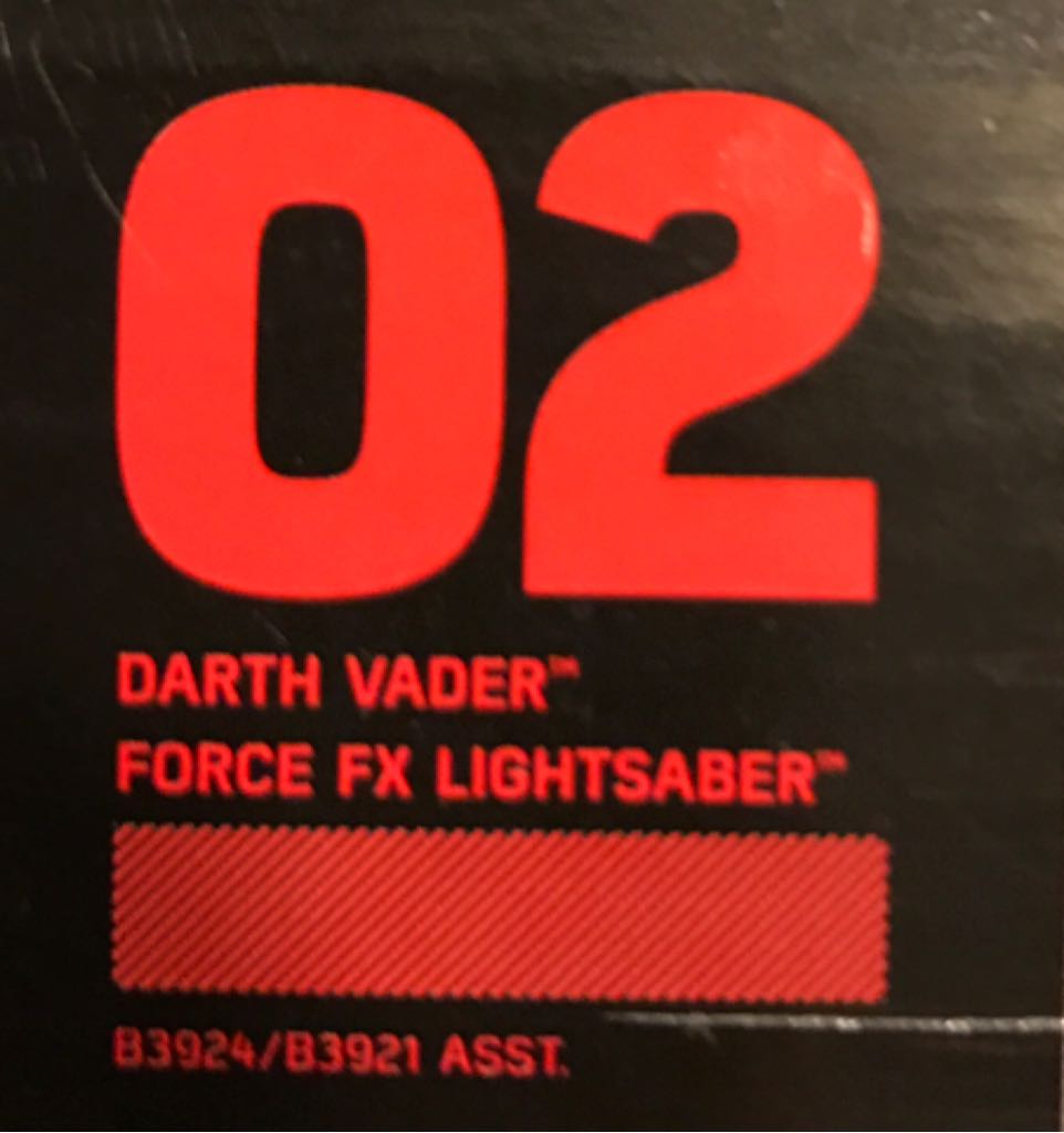 Darth Vader Force FX Lightsaber - Disney/Hasbro (Black Series Replica) action figure collectible [Barcode 630509348039] - Main Image 2