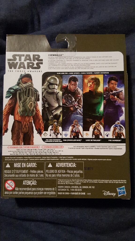 Chewbacca - Hasbro (Star Wars: The Force Awakens) action figure collectible [Barcode 630509348190] - Main Image 2