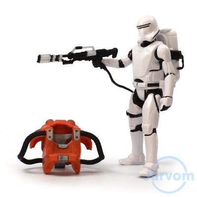 First Order Flametrooper (Armor Up) - Hasbro (Star Wars Episode VII The Force Awakens) action figure collectible [Barcode 630509348220] - Main Image 3