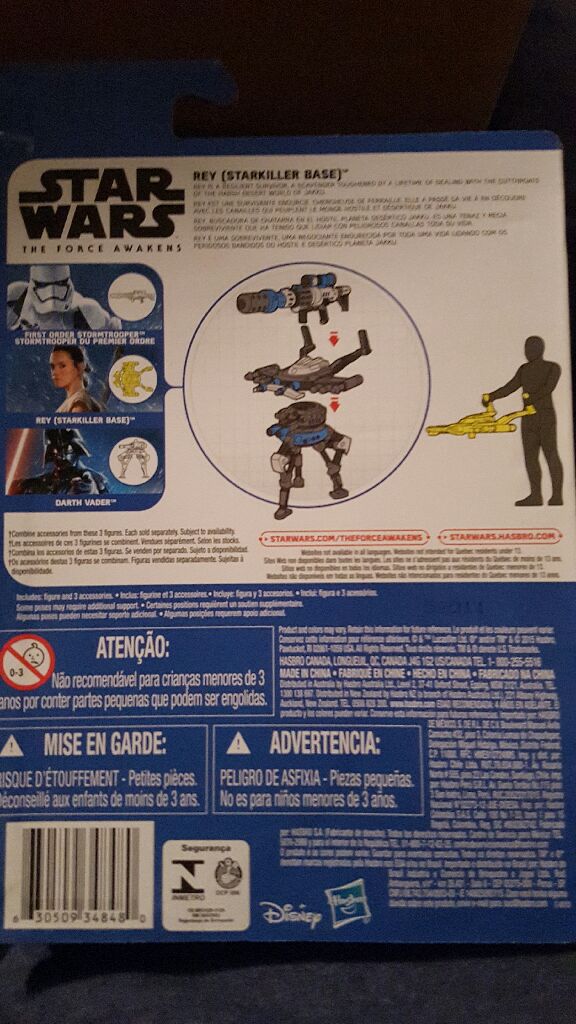 Rey (Starkiller Base) - Hasbro (Star Wars: The Force Awakens) action figure collectible [Barcode 630509348480] - Main Image 2