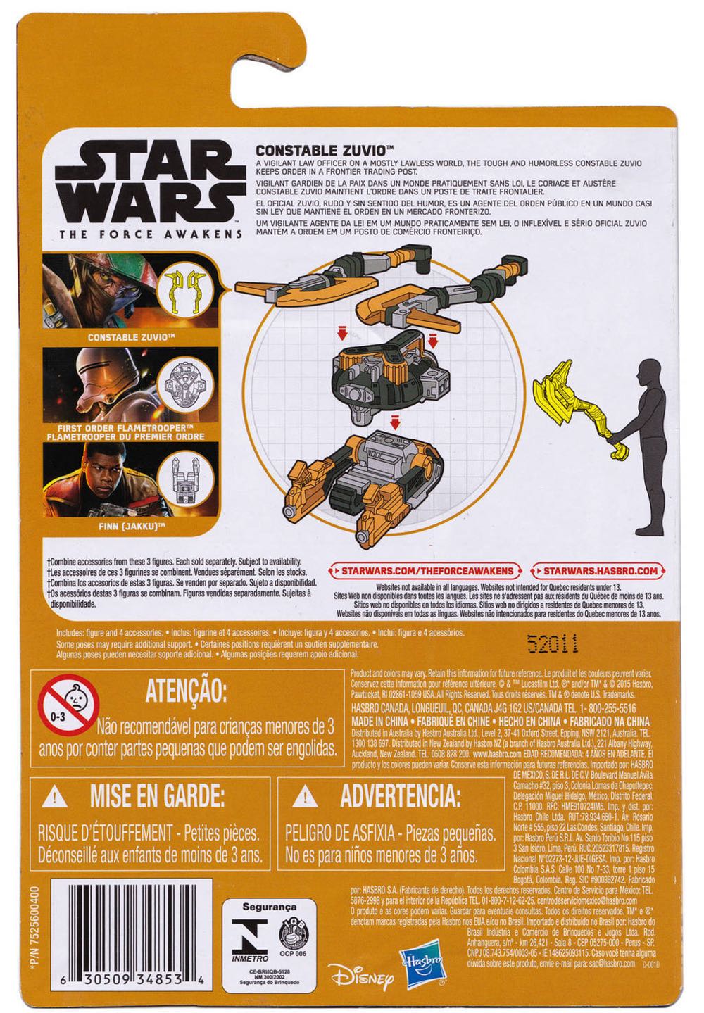 Constable Zuvio - Hasbro (Star Wars: The Force Awakens) action figure collectible [Barcode 630509348534] - Main Image 4