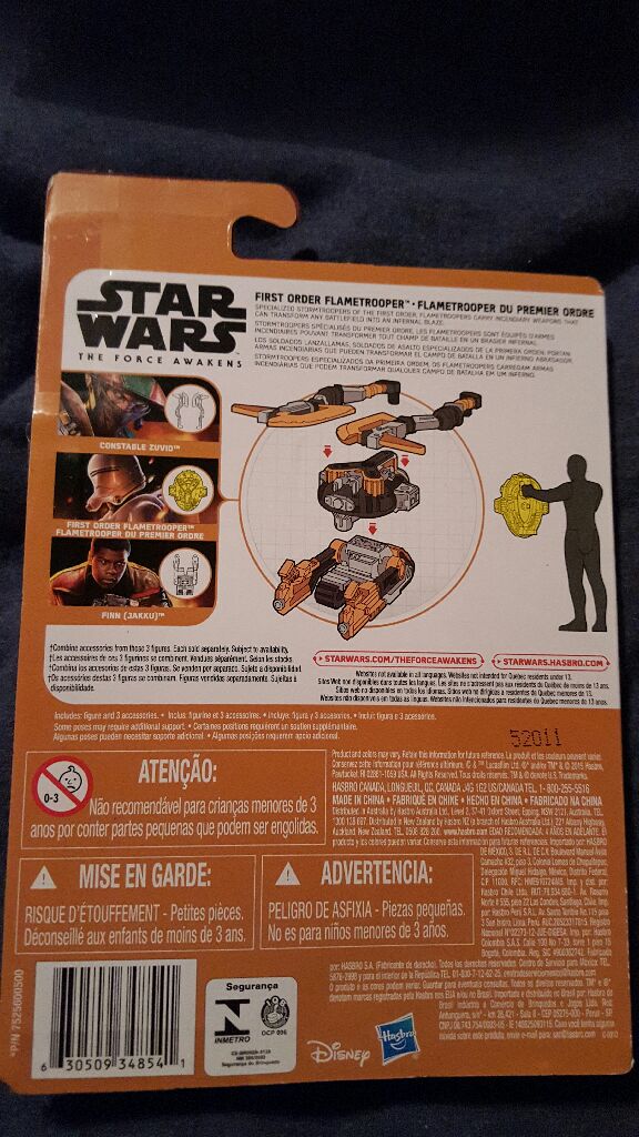 First Order Flametrooper - Hasbro (Star Wars: Episode VII) action figure collectible [Barcode 630509348541] - Main Image 2