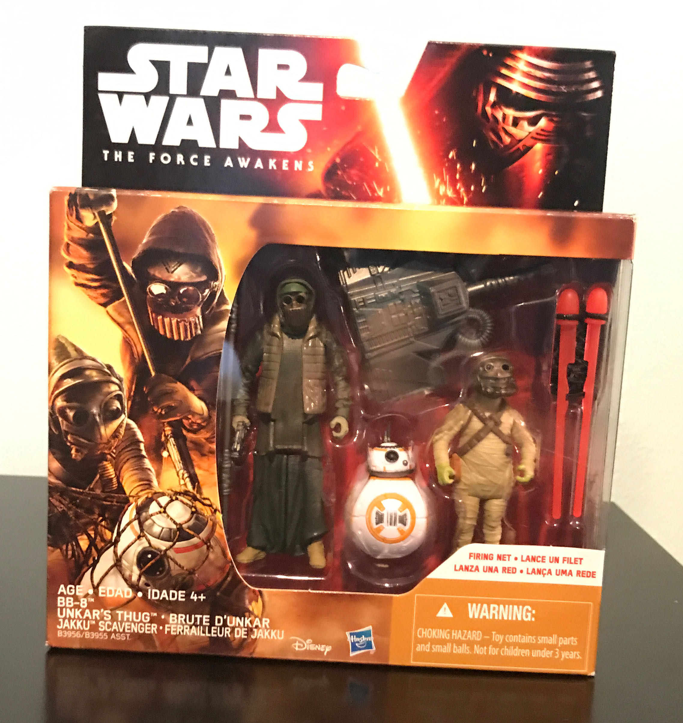 Force Awakens Figure 3.75 03 Pack BB-8, Unkar’s Thug Scavenger, and Brute D’Unkar (Jakku Scavenger) TFA - Hasbro (Star Wars Episode VII The Force Awakens) action figure collectible [Barcode 630509349265] - Main Image 3