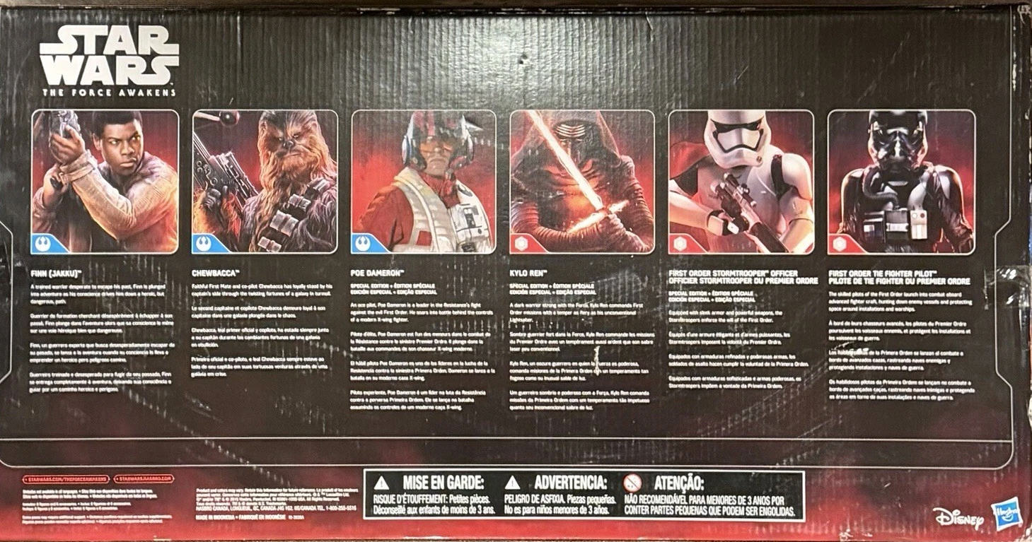 Star Wars: The Force Awakens Target Exclusive 12”: 6-Pack - Hasbro (Space/Sc-Fi) action figure collectible [Barcode 630509352029] - Main Image 2
