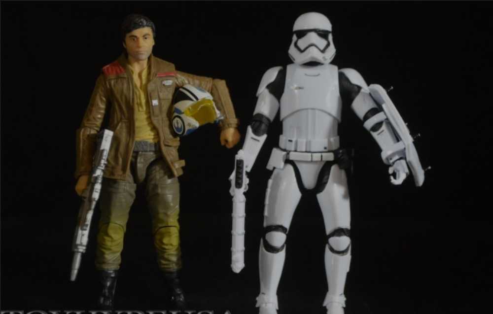 SW BS 01 Poe Dameron & First Order Riot Control Stormtrooper - Hasbro (Star Wars Episode VII The Force Awakens) action figure collectible [Barcode 630509355747] - Main Image 4