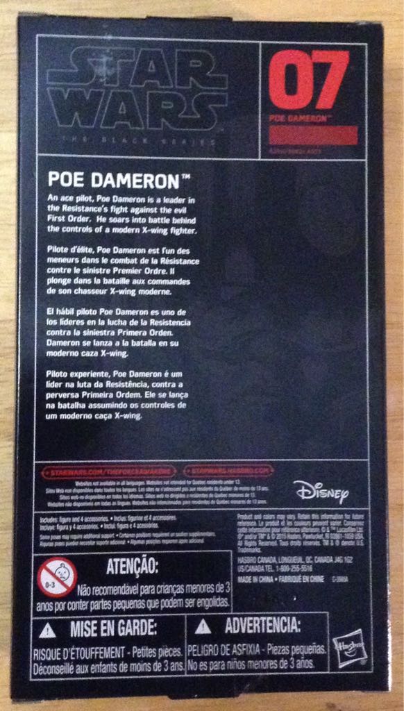 Poe Dameron - Hasbro (1. Star Wars) action figure collectible [Barcode 630509361120] - Main Image 2