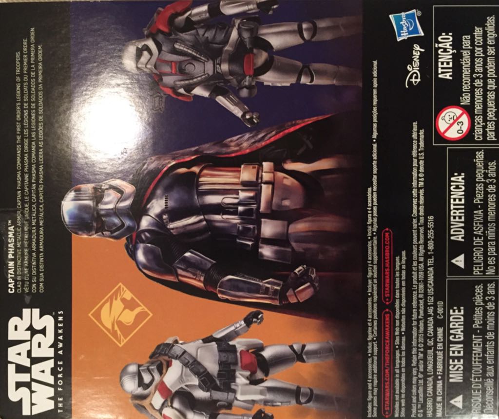 Captain Phasma - Star Wars (The Force Awakens) - Hasbro (Star Wars) action figure collectible [Barcode 630509361519] - Main Image 2