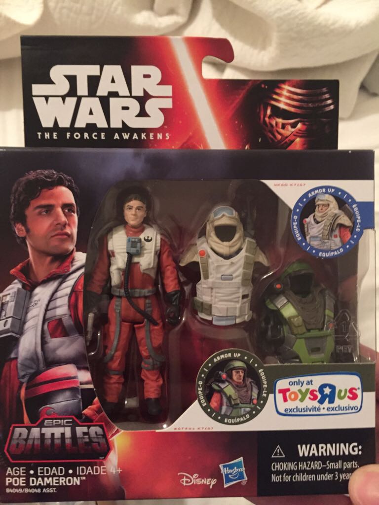 Poe Dameron / Epic Battles - Hasbro (TFA Armor Up) action figure collectible [Barcode 630509361526] - Main Image 1