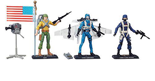 Conrad Duke Hauser , Cobra Commander, Cobra C L A W S Trooper - Hasbro (G I Joe) action figure collectible [Barcode 630509361977] - Main Image 2