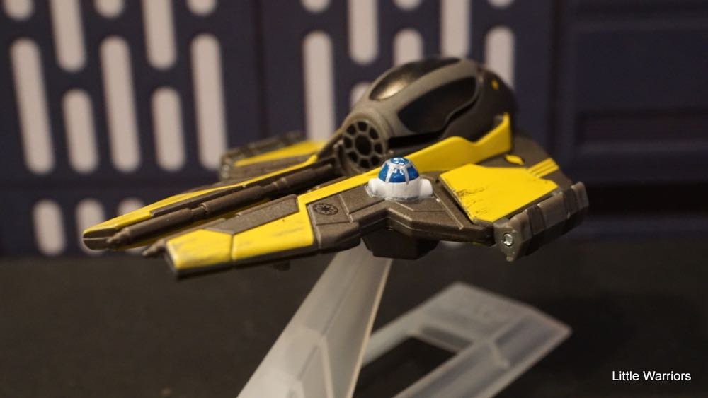 Anakin Skywalker’s Jedi Starfighter #22 Titanium - Hasbro (Star Wars Titanium Serie Vehicle) action figure collectible [Barcode 630509362561] - Main Image 3