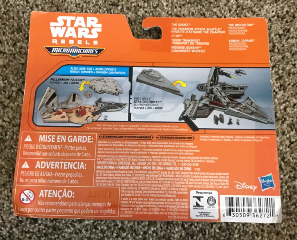 Micro Machines Rebellion Rising - Hasbro (Star Wars Rebels) action figure collectible [Barcode 630509362721] - Main Image 2