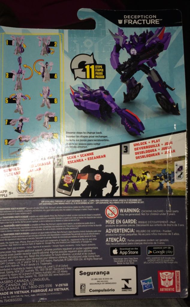 Transformers Robots In Disguise: Fracture  - Hasbro (Deluxe Class) action figure collectible [Barcode 630509363544] - Main Image 2