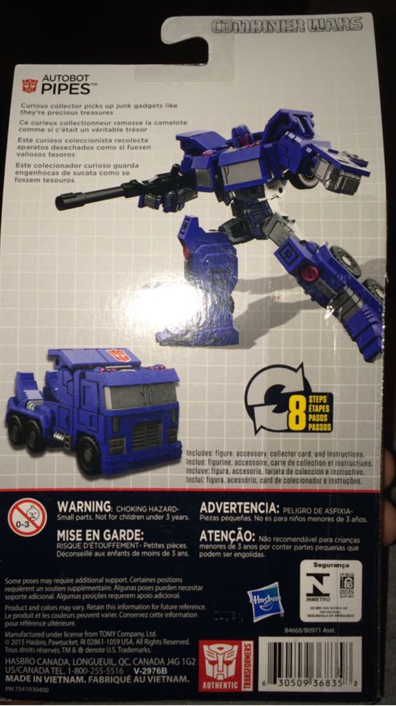 Pipes - Hasbro (Legends Class) action figure collectible [Barcode 630509368358] - Main Image 2