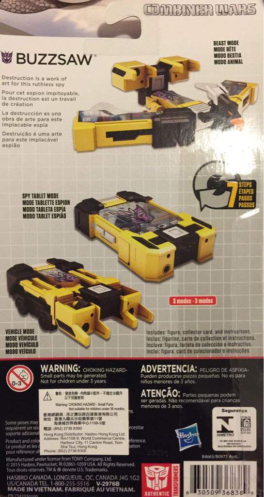 Buzzsaw - Hasbro (Transformers: Combiner Wars) action figure collectible [Barcode 630509368389] - Main Image 2