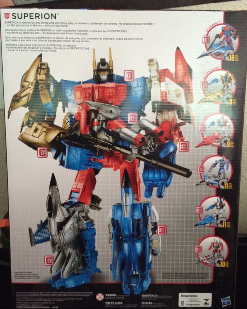 Transformers Combiner Wars Superion Aerialbot - Hasbro (Combiner) action figure collectible [Barcode 630509368594] - Main Image 2