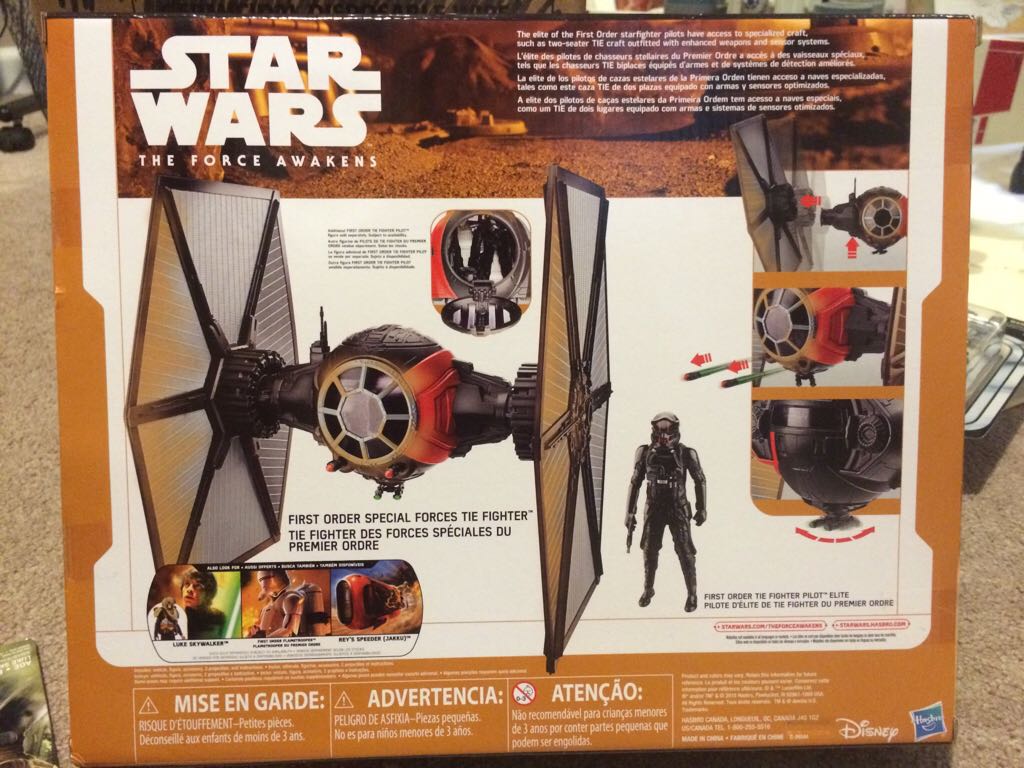The Force Awakens First Order Tie Fighter Pilot Elite - Disney Hasbro (The Force Awakens) action figure collectible [Barcode 630509368969] - Main Image 2
