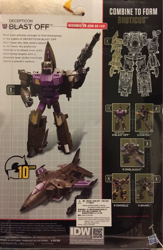 Blast Off - Zeta Toys (Decepticon) action figure collectible [Barcode 630509369010] - Main Image 2