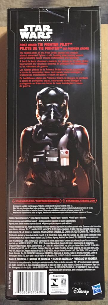 First Order TIE Fighter Pilot - Hasbro (Star Wars Episode VII The Force Awakens) action figure collectible [Barcode 630509370979] - Main Image 2