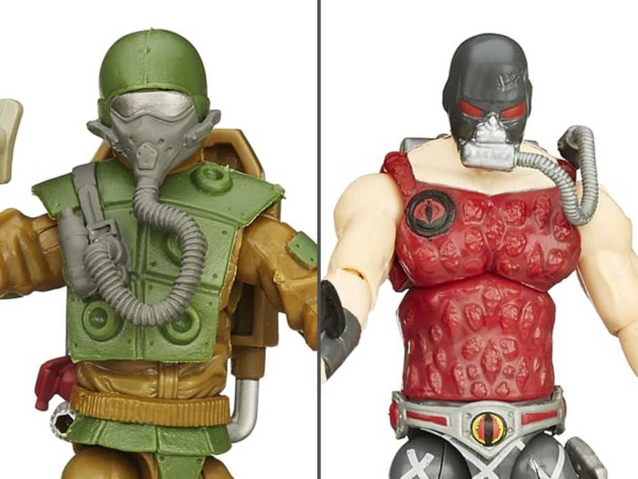 Blowtorch vs Croc Master - Hasbro GiJoe (Swamp Steam) action figure collectible [Barcode 630509371280] - Main Image 5