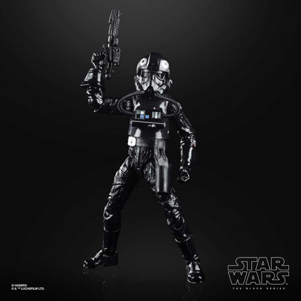 First Order Tie Fighter Pilot - Hasbro (Star Wars Black Series 6”) action figure collectible [Barcode 630509371389] - Main Image 4
