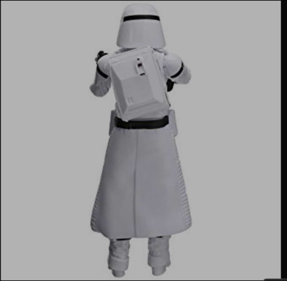 First Order Snowtrooper - Hasbro (Red Line) action figure collectible [Barcode 630509371396] - Main Image 4