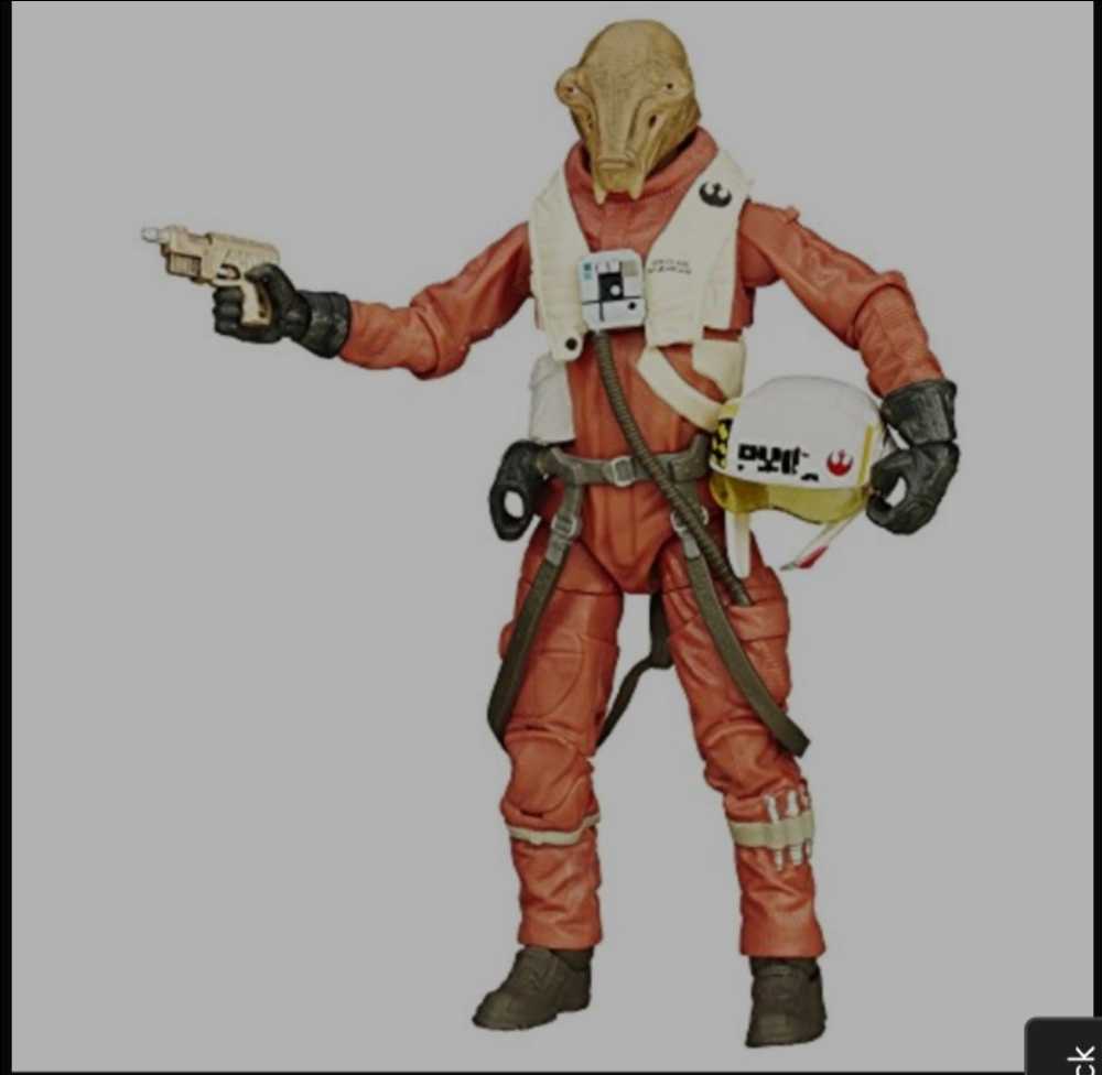 Black Series - X-Wing Pilot Asty - Hasbro (Star Wars - The Black Series) action figure collectible [Barcode 630509371419] - Main Image 4