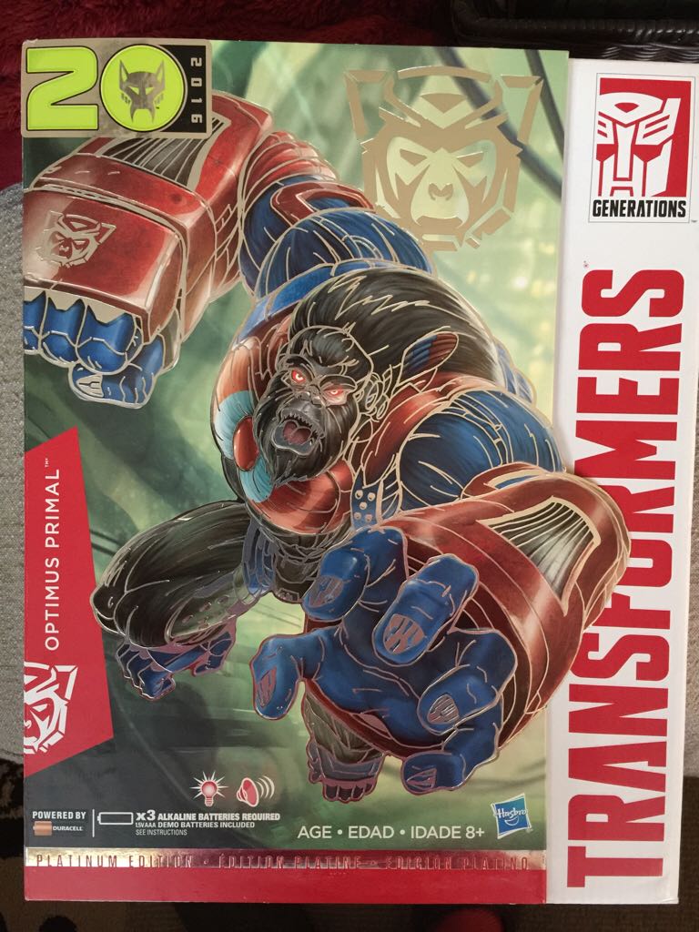 Platinum Edition: Year of the Monkey Optimus Primal - Hasbro (Transformers Generations) action figure collectible [Barcode 630509372782] - Main Image 2