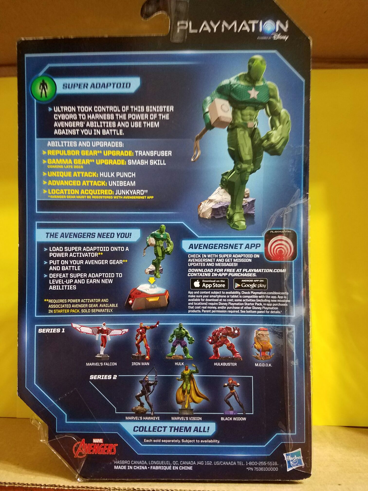 Super Adaptoid - Disney Hasbro action figure collectible [Barcode 630509376322] - Main Image 2