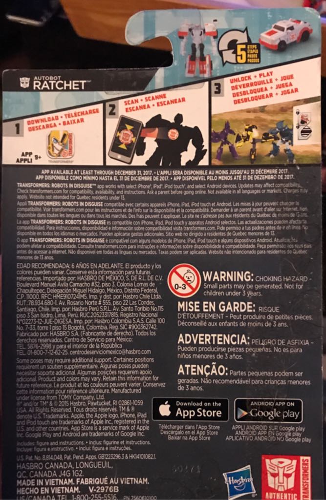 Autobot Ratchet  - Hasbro (Transformers - Robots In Disguise) action figure collectible [Barcode 630509383108] - Main Image 2