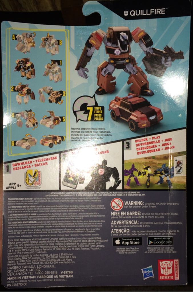 Transformers Robots In Disguise: Quillfire - Hasbro (Deluxe Class) action figure collectible [Barcode 630509386765] - Main Image 2