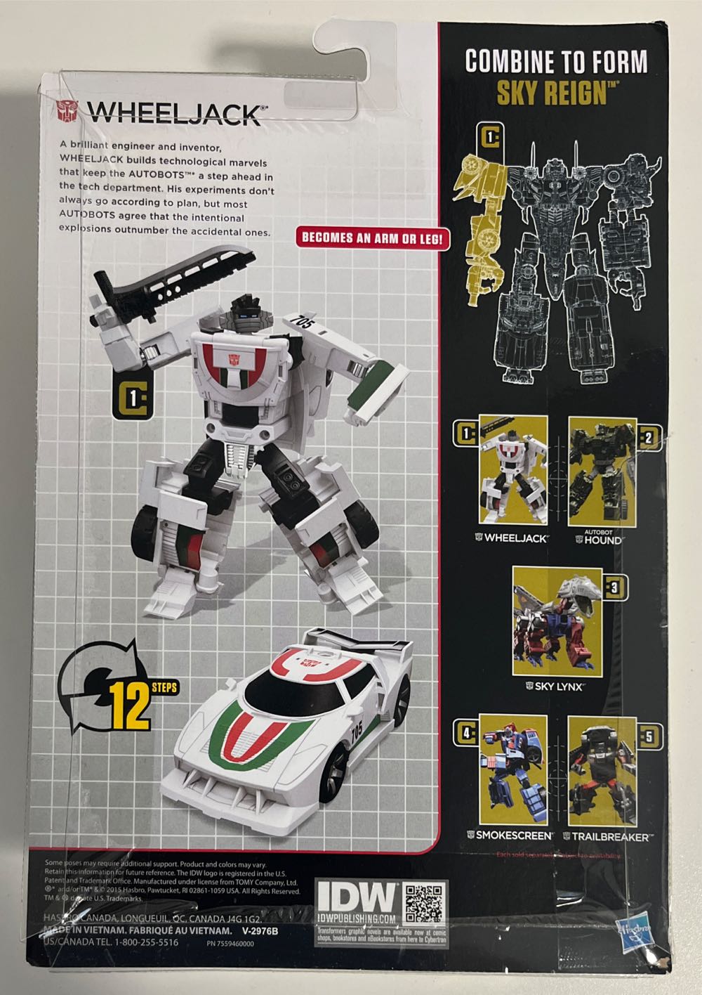 Wheeljack (Sky Reign) - Hasbro/Takara (Transformers Combiner Wars) action figure collectible [Barcode 630509386789] - Main Image 3