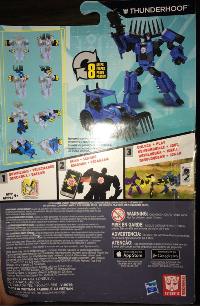 Transformers Robots In Disguise: Thunderhoof - Hasbro (Deluxe Class) action figure collectible [Barcode 630509386871] - Main Image 2