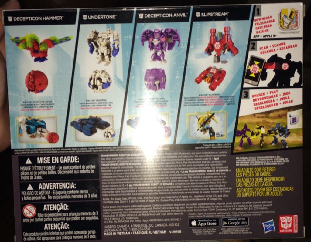 Transformers Robots In Disguise: Mini-Con 4 Pack - Hasbro (Legion Class) action figure collectible [Barcode 630509386888] - Main Image 2